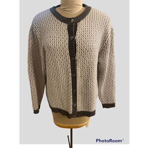 Cardigan Sweater by Club Classics.  Size XL. Plus Size.  Grandma
